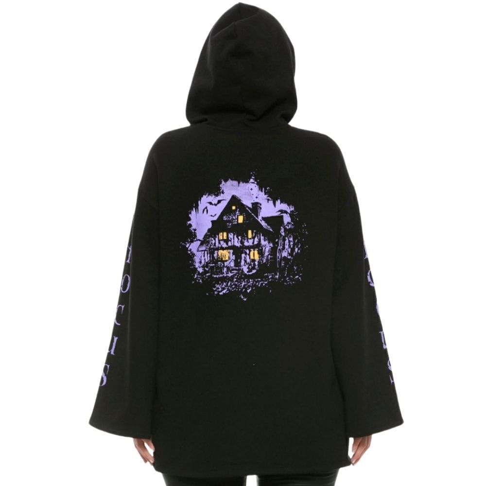 Her Universe Disney Hocus Pocus Bell Sleeve Hoodie Juniors Small